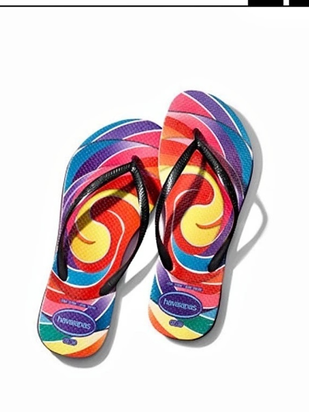 Havaianas x Dylan's Candy Bar NEW Size 11-12 Sandals Slim Flip Flops
